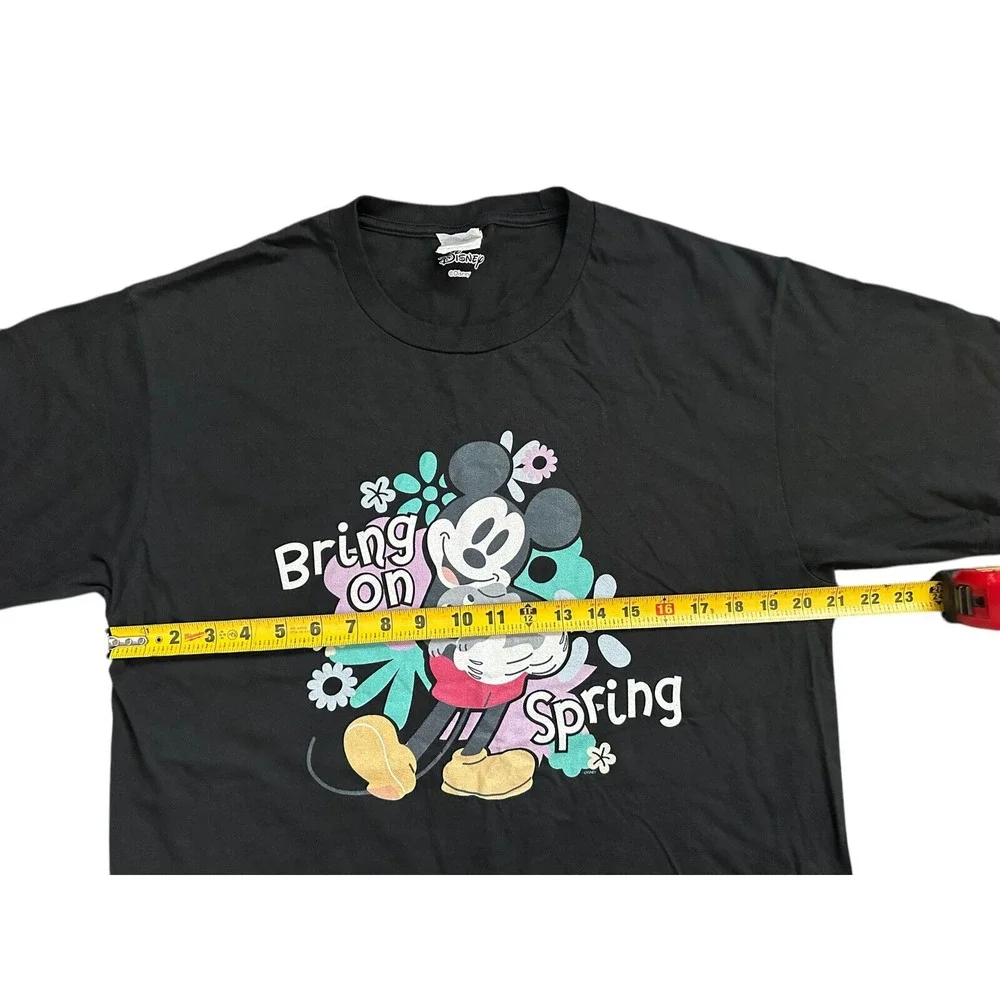 Disney Mickey Mouse‎ with Easter Bunny Rabbit Bring on Spring Shirt Size L